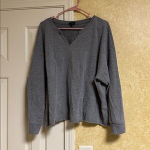 Torrid Heather Gray Knit Top